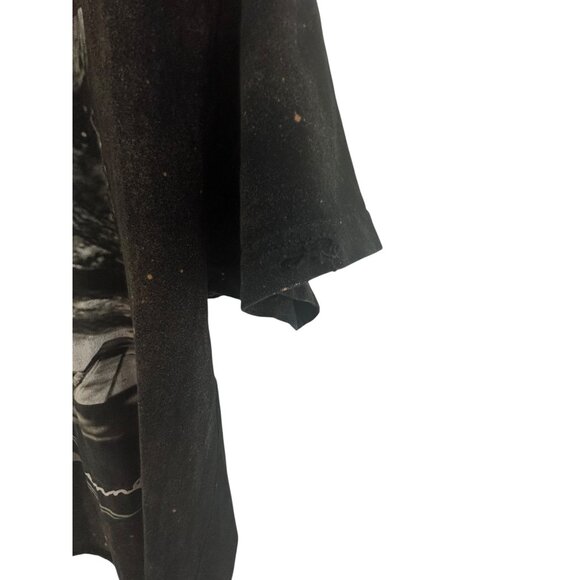 Lady Gaga - “Joanne” - Playing Piano - Black Distressed Cotton T-Shirt‎ Size L - Picture 4 of 7